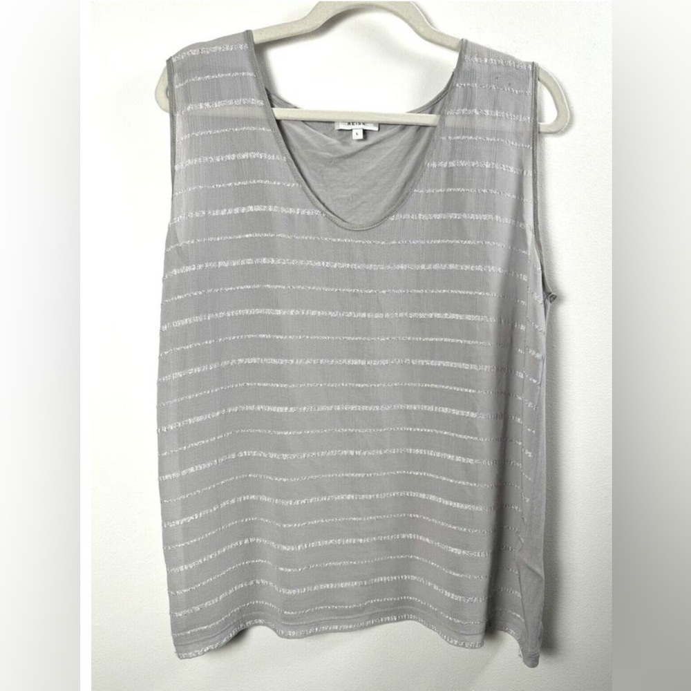 Reiss silver/gray top